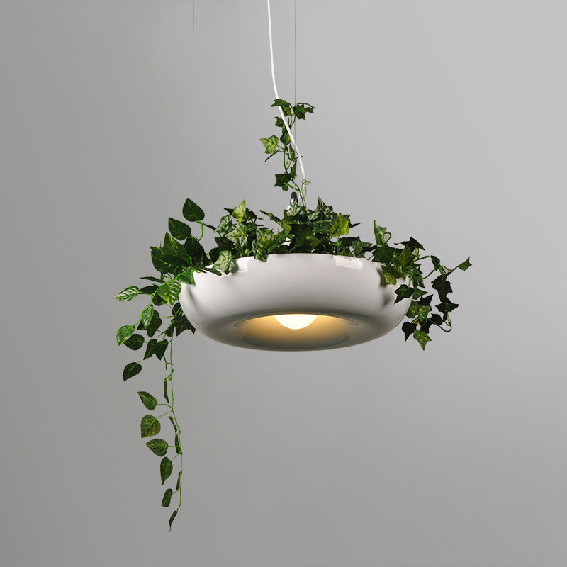 Industriële verfrissende planten hanglampen plafondlampen creatief een enkele licht hanglamp voor coffeeshop