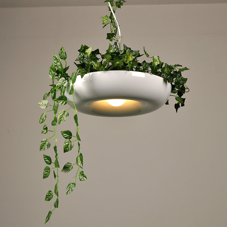 Industriële verfrissende planten hanglampen plafondlampen creatief een enkele licht hanglamp voor coffeeshop