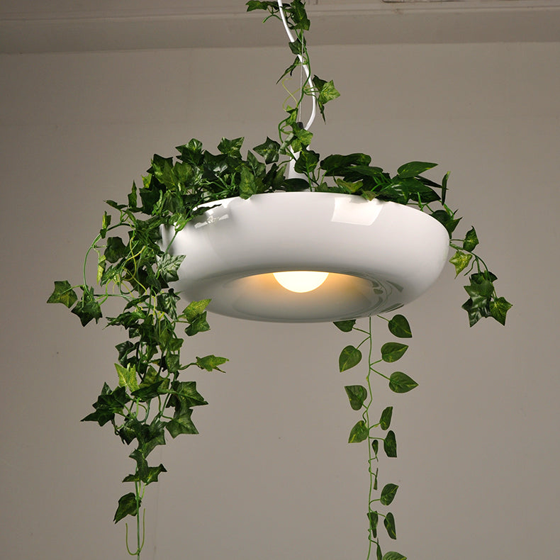Industriële verfrissende planten hanglampen plafondlampen creatief een enkele licht hanglamp voor coffeeshop