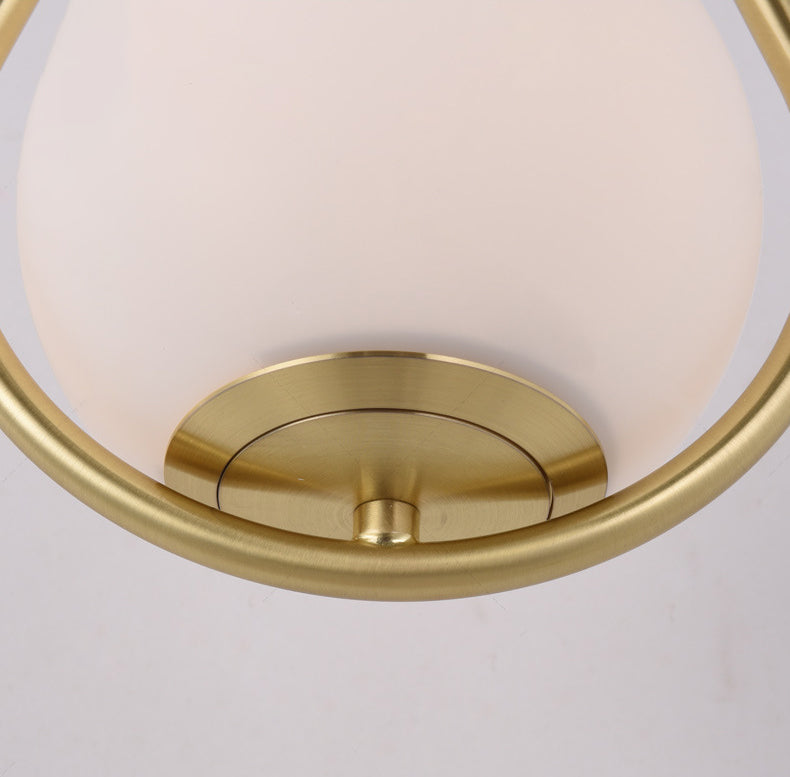 Mur de balle postmoderne Lémière suspendue 1 lumière de lit de chevet d'éclairage