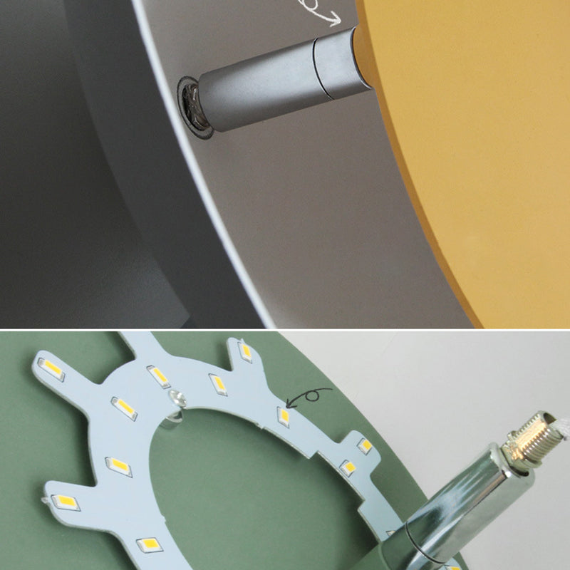 Nordic New Creative Round Single Macaron Farbwandlampe