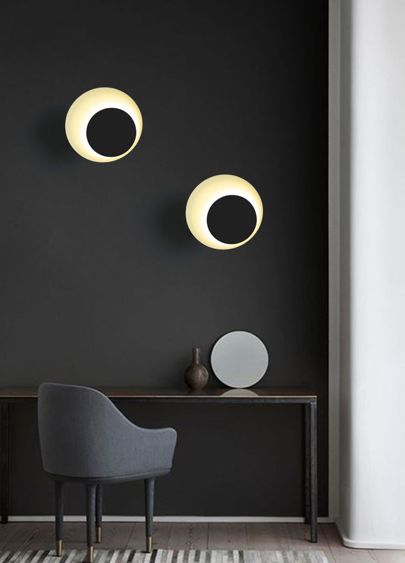 Nordic New Creative Round Single Macaron Farbwandlampe