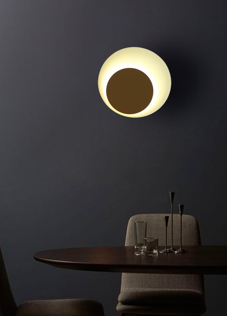 Nordic New Creative Round Single Macaron Farbwandlampe