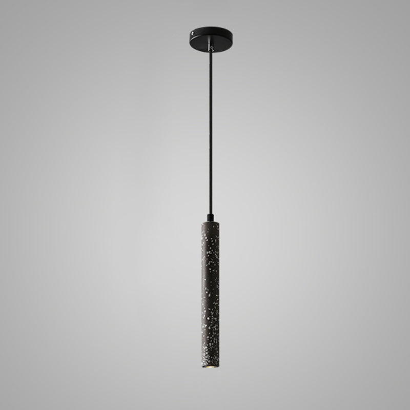 Trapezoid Stick Pendant Lighting Nordic 1 Bulb Down Light Fixture over Dining Table