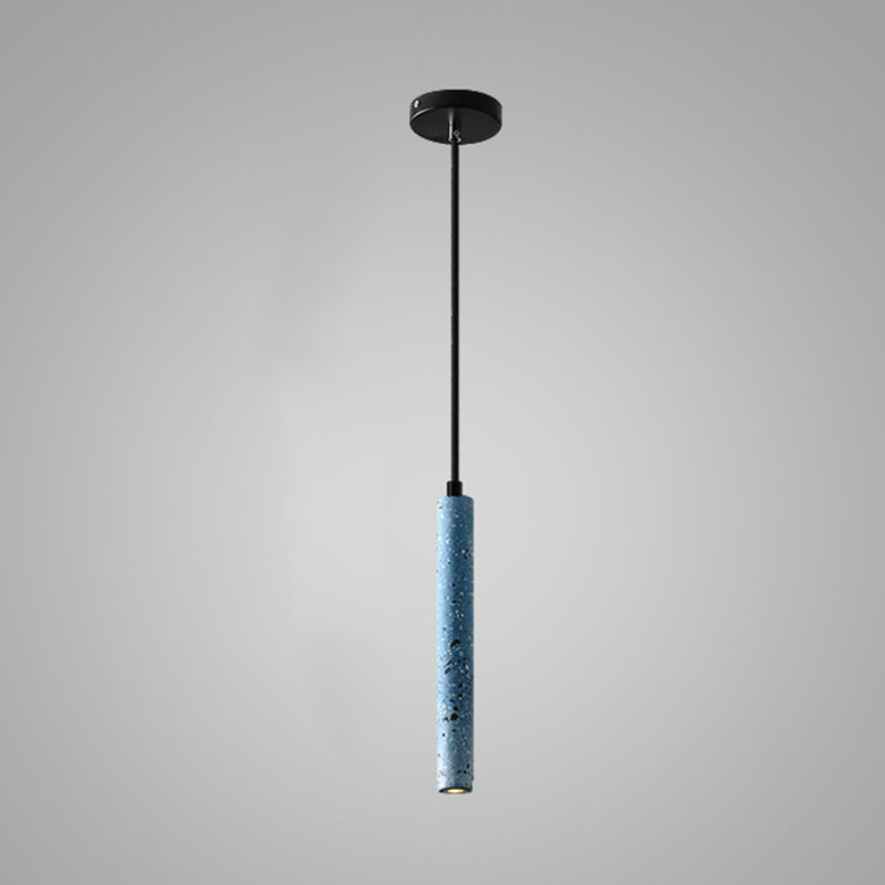 Trapezoid Stick Pendant Lighting Nordic 1 Bulb Down Light Fixture over Dining Table