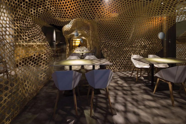 Mini Sphere Hanging Lamp Modern Cement 1 Head Restaurant Pendant Light in Grey