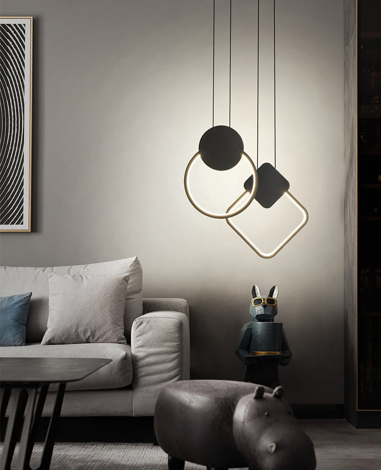 Luci a soffitto a sospensione moderna Gel silice 1 1 lampada a soffitto leggero