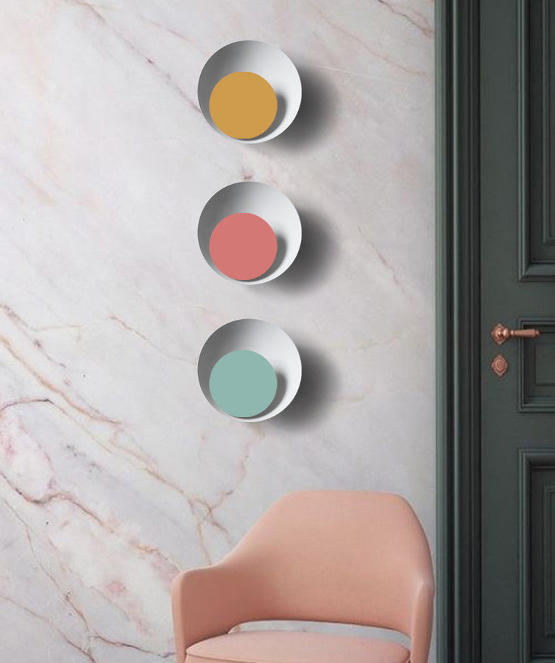 Nordic New Creative Round Single Macaron Farbwandlampe