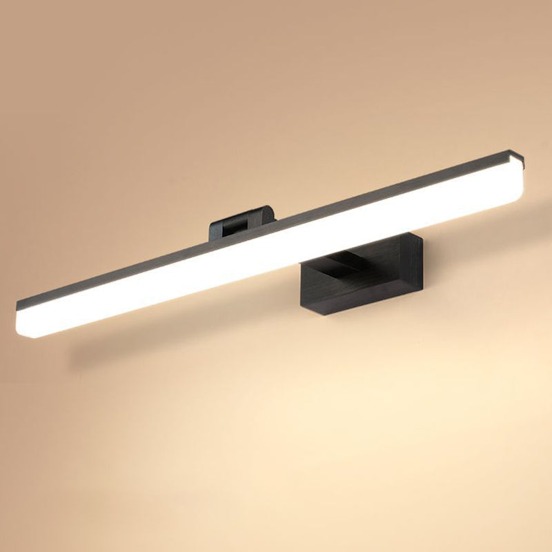 Nordic Simplicity Lights Rectangular Lights Plastic Sconce Lights pour salle de bain