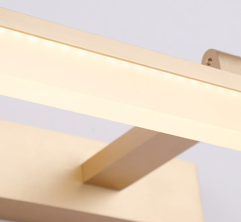 Nordic Simplicity Rectangular Wall Lights Plastic Sconce Light Fixtures for Bathroom