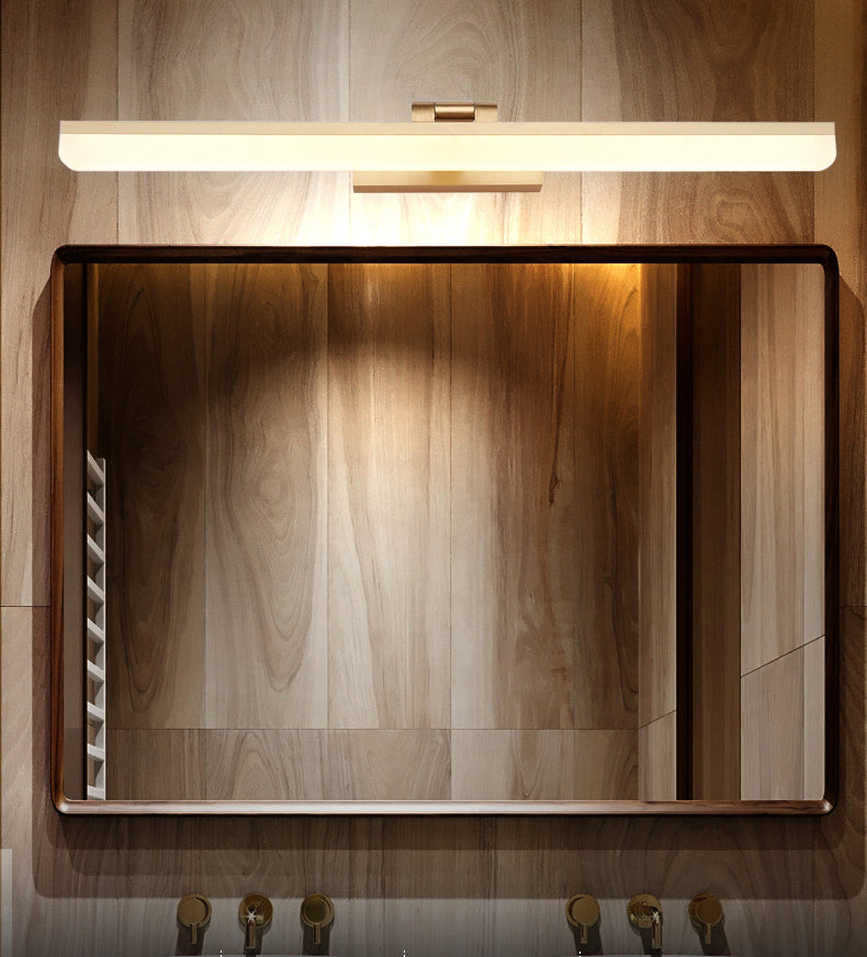 Nordic Simplicity Rectangular Wall Lights Plastic Sconce Light Fixtures for Bathroom
