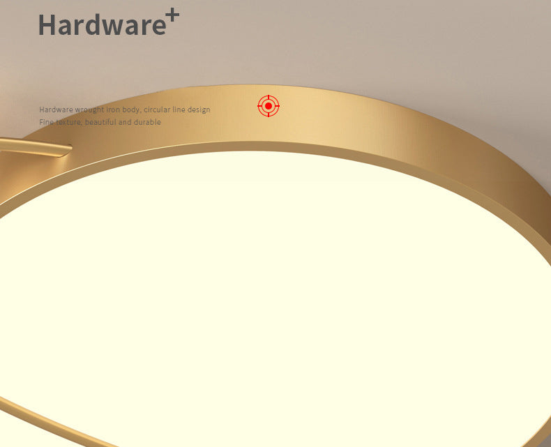 Nordic Metal Flush Mount Light Fixture Saturn Flush Mount Spotlight with White Acrylic Shade for Bedroom