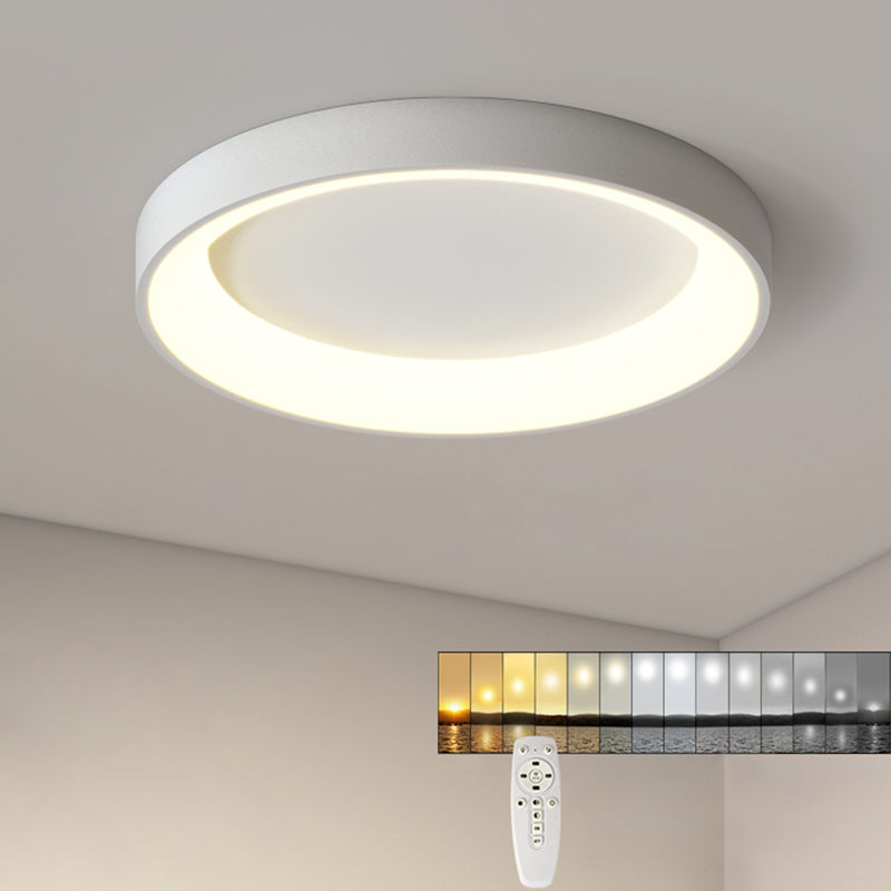 Circular Flush Mount Light Fixtures Modern Acrylic Flushmount