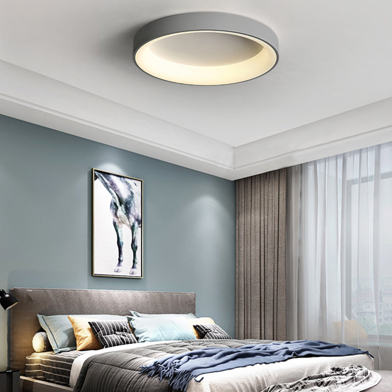 Circular Flush Mount Light Fixtures Modern Acrylic Flushmount