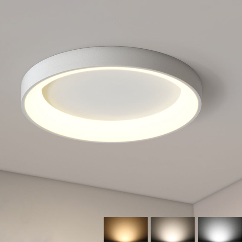 Circular Flush Mount Light Fixtures Modern Acrylic Flushmount