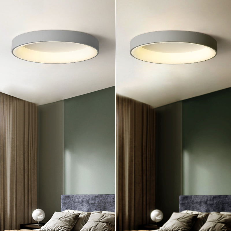 Circular Flush Mount Light Fixtures Modern Acrylic Flushmount