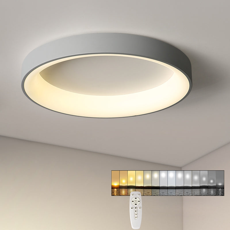Circular Flush Mount Light Fixtures Modern Acrylic Flushmount