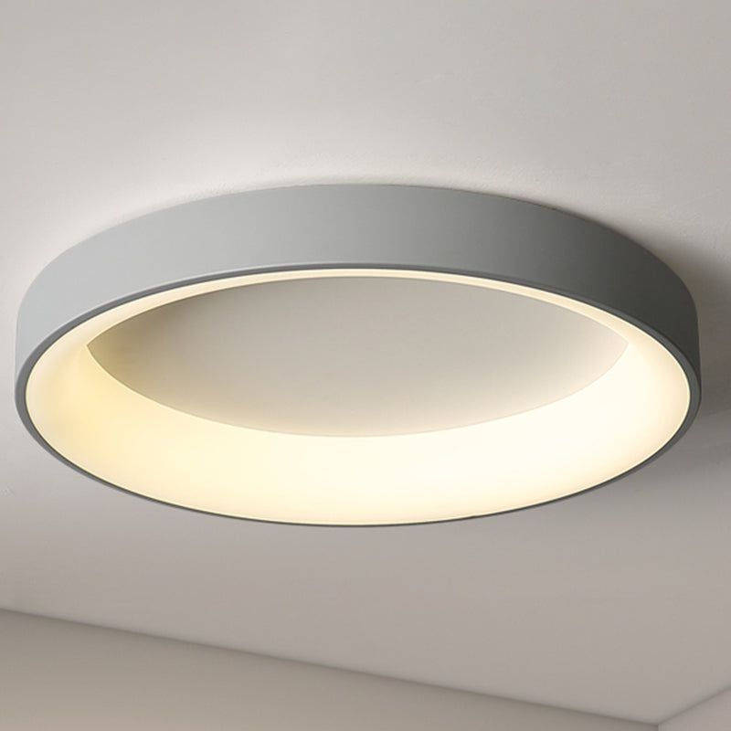 Circular Flush Mount Light Fixtures Modern Acrylic Flushmount