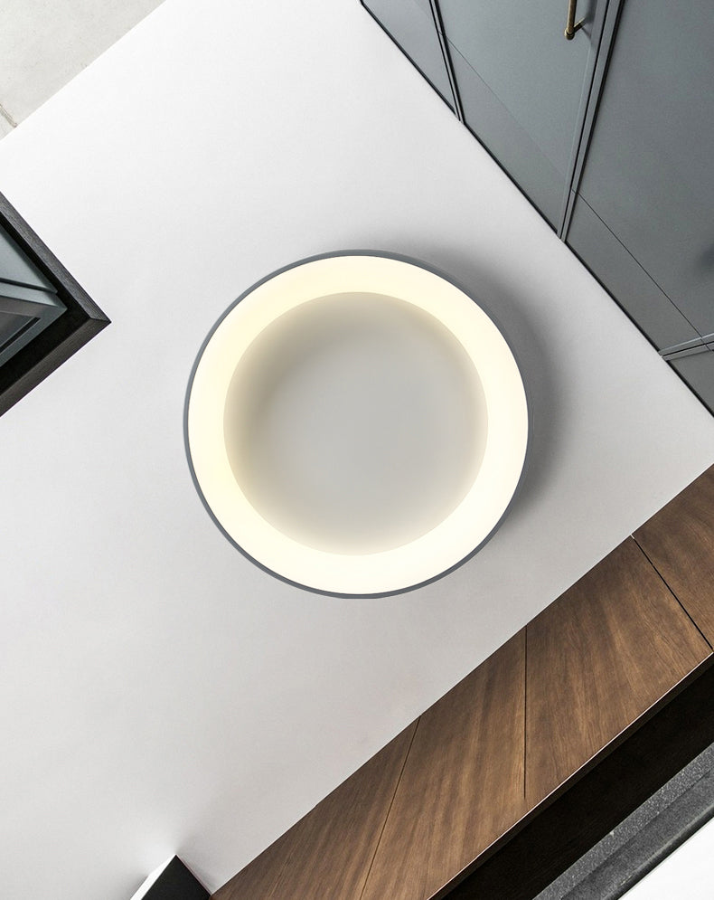 Circular Flush Mount Light Fixtures Modern Acrylic Flushmount