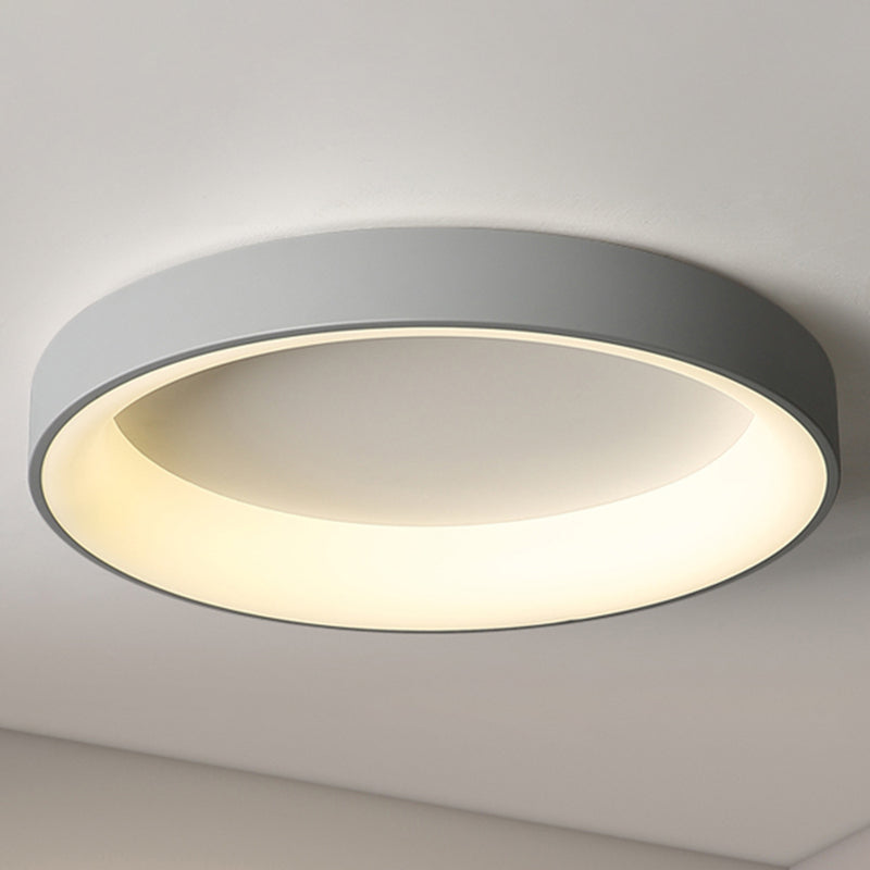 Circular Flush Mount Light Fixtures Modern Acrylic Flushmount
