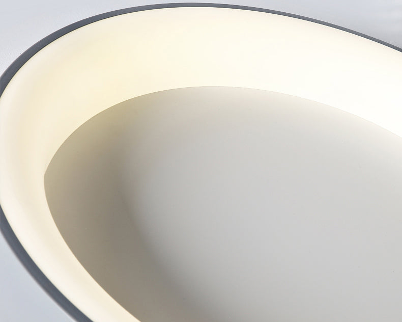 Circular Flush Mount Light Fixtures Modern Acrylic Flushmount