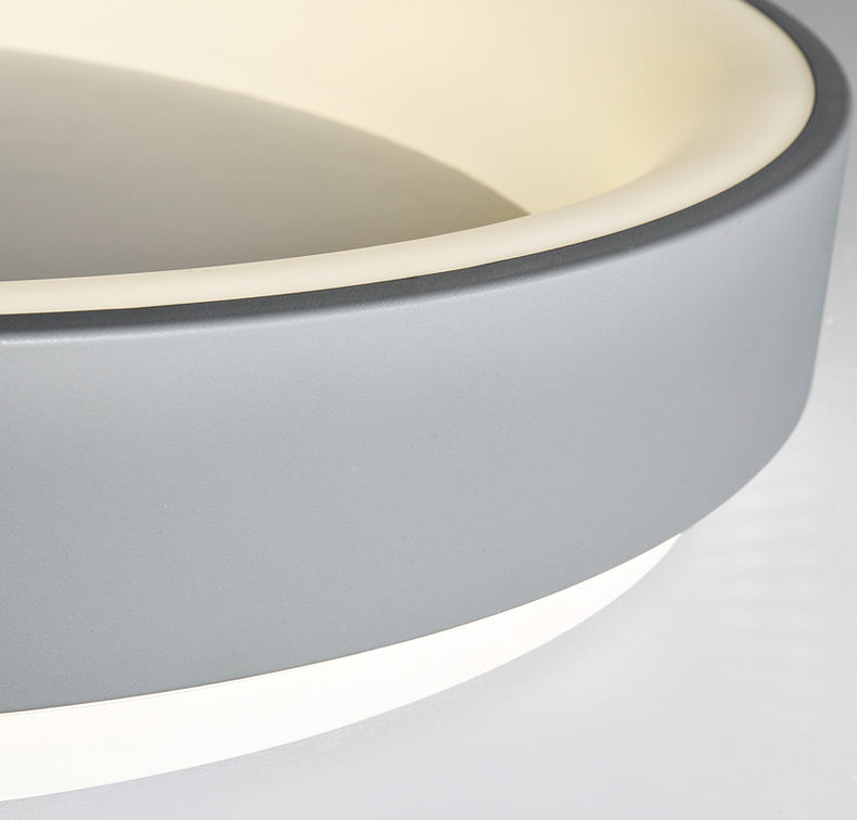 Circular Flush Mount Light Fixtures Modern Acrylic Flushmount