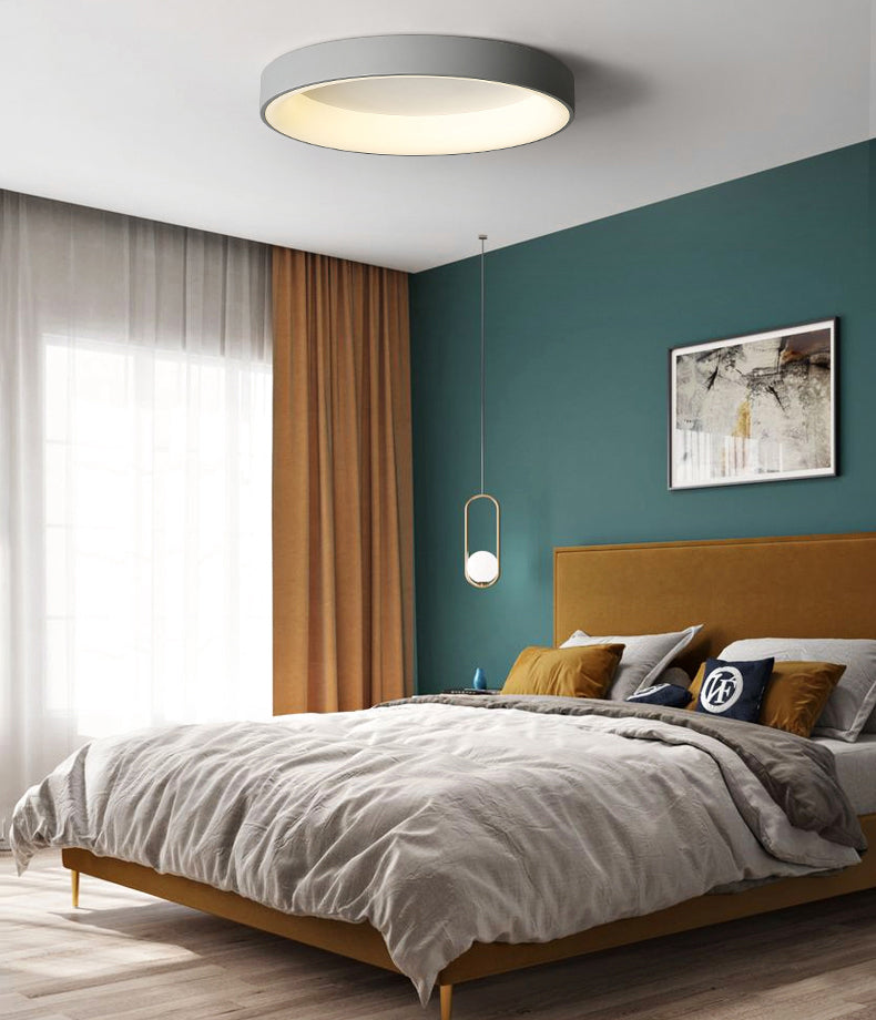 Circular Flush Mount Light Fixtures Modern Acrylic Flushmount