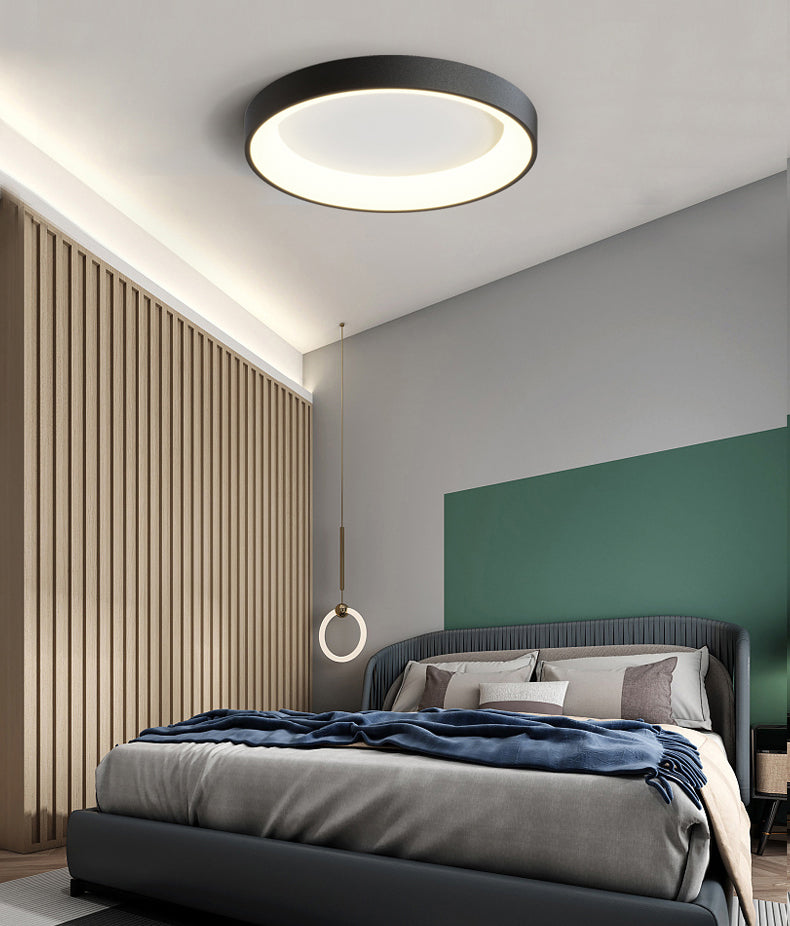 Circular Flush Mount Light Fixtures Modern Acrylic Flushmount