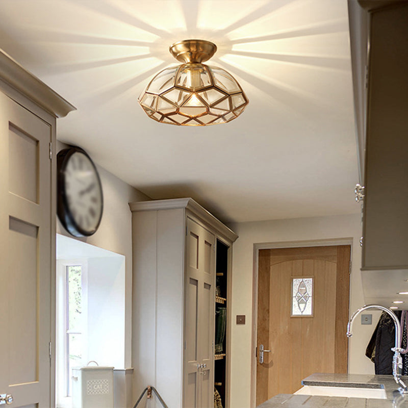 Monte semi -filo prismatico Luce trasparente Luci a soffitto vintage Vintage Monte a filo