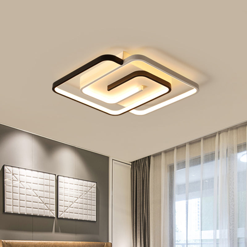 Moderne Semi Flush Mount Light Armatuur Acryl Flush Light Fixtures