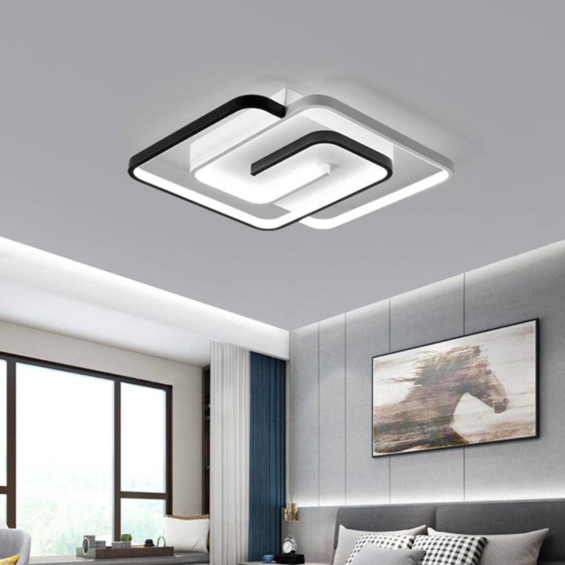 Moderne Semi Flush Mount Light Armatuur Acryl Flush Light Fixtures