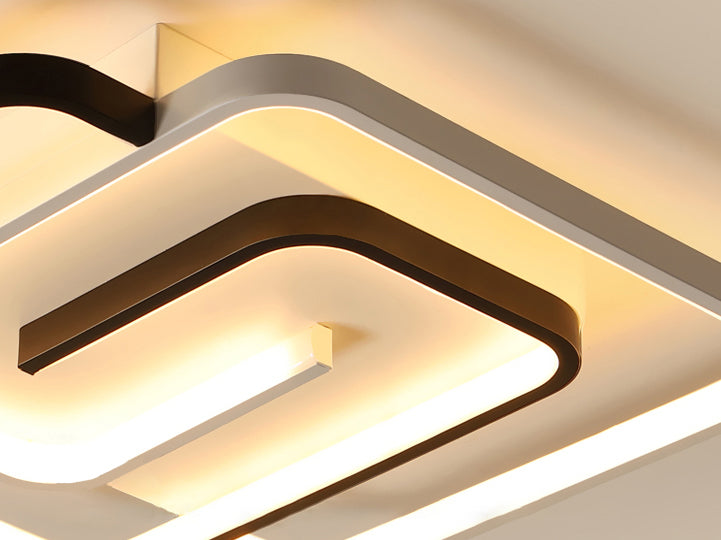 Moderne Semi Flush Mount Light Armatuur Acryl Flush Light Fixtures