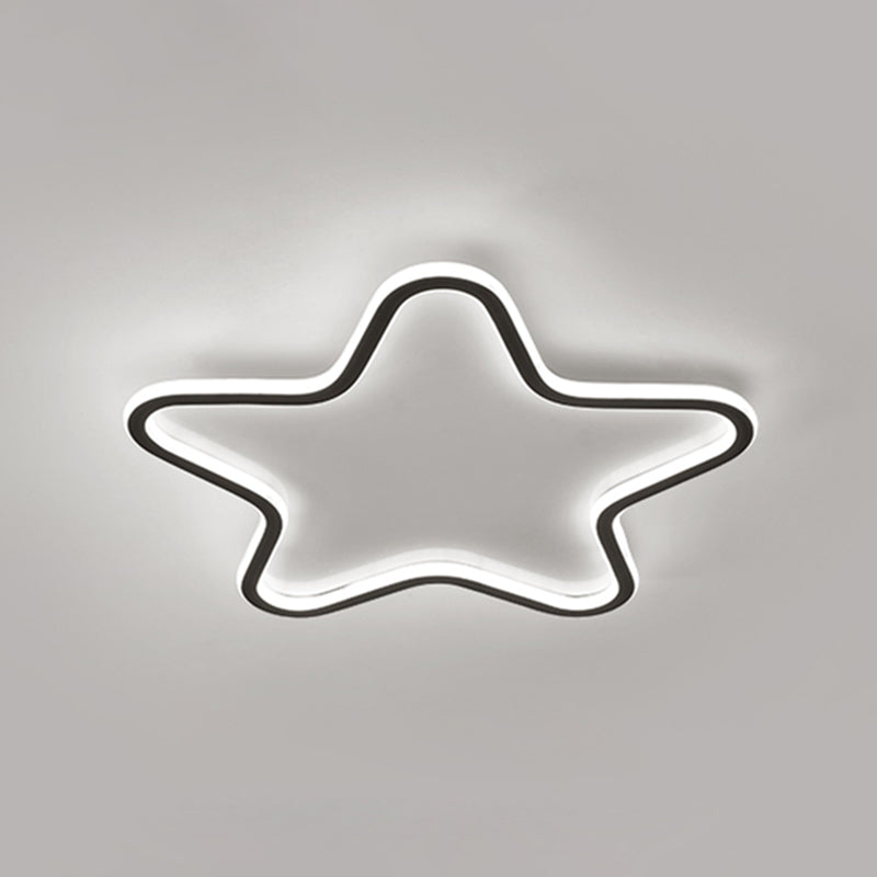 Moderne Flush Mount Light Armaturen Acryl 1 Licht Flush Light Fixtures