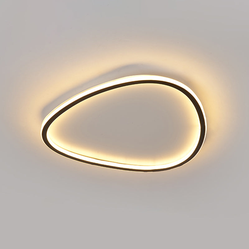 Moderne Flush Mount Light Armaturen Acryl 1 Licht Flush Light Fixtures