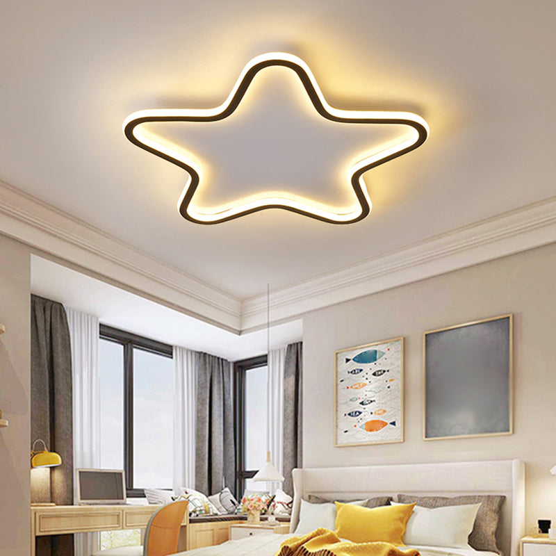 Moderne Flush Mount Light Armaturen Acryl 1 Licht Flush Light Fixtures