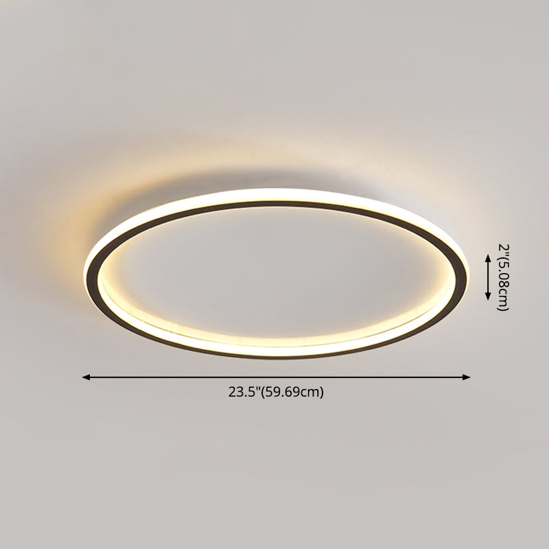 Moderne Flush Mount Light Armaturen Acryl 1 Licht Flush Light Fixtures