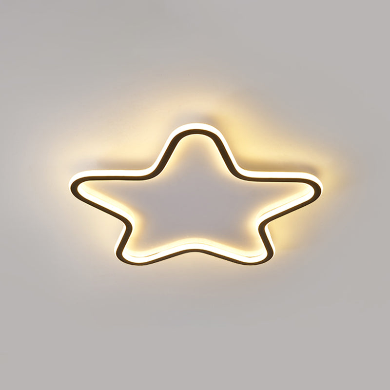 Moderne Flush Mount Light Armaturen Acryl 1 Licht Flush Light Fixtures