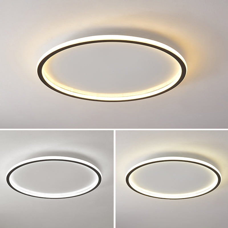 Moderne Flush Mount Light Armaturen Acryl 1 Licht Flush Light Fixtures
