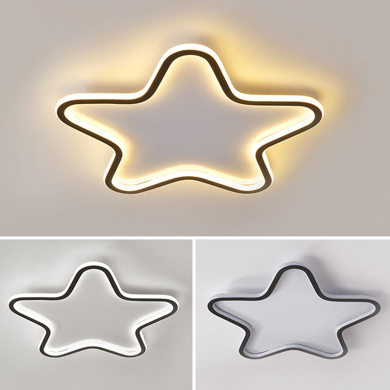 Moderne Flush Mount Light Armaturen Acryl 1 Licht Flush Light Fixtures