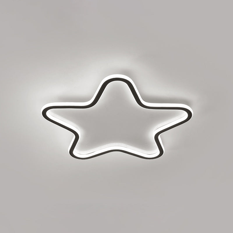 Moderne Flush Mount Light Armaturen Acryl 1 Licht Flush Light Fixtures