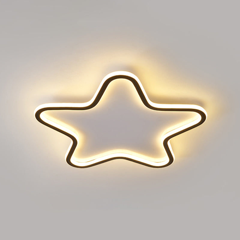 Moderne Flush Mount Light Armaturen Acryl 1 Licht Flush Light Fixtures