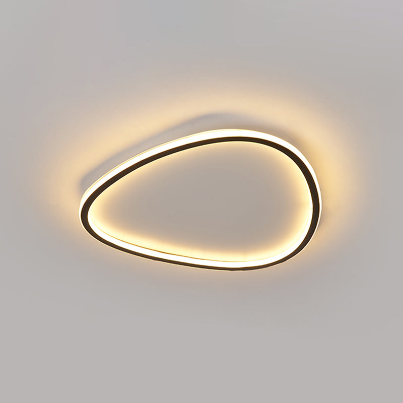 Moderne Flush Mount Light Armaturen Acryl 1 Licht Flush Light Fixtures