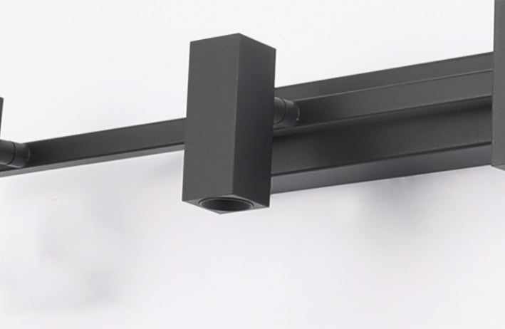 Frosted Black Angle Adjustable Vanity Light Nordic Style Minimalism Aluminum Make-up Mirror Lamp for Bathroom Vanity