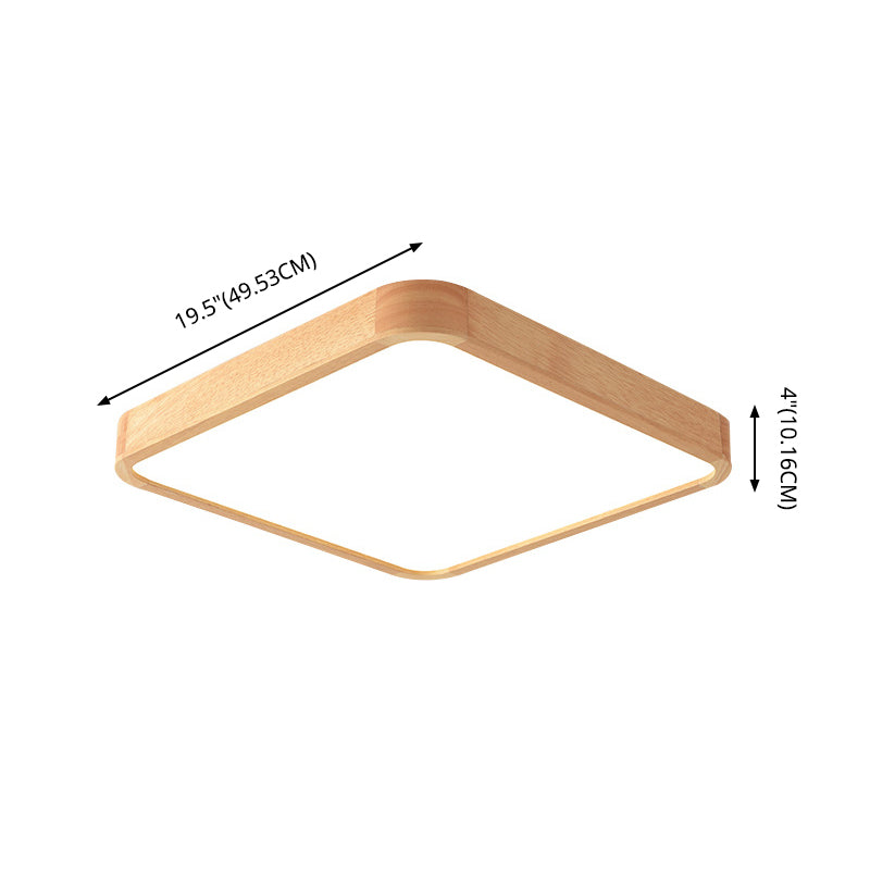 Modern Flush Mount Ceiling Chandelier Wood Flush Mount Lights