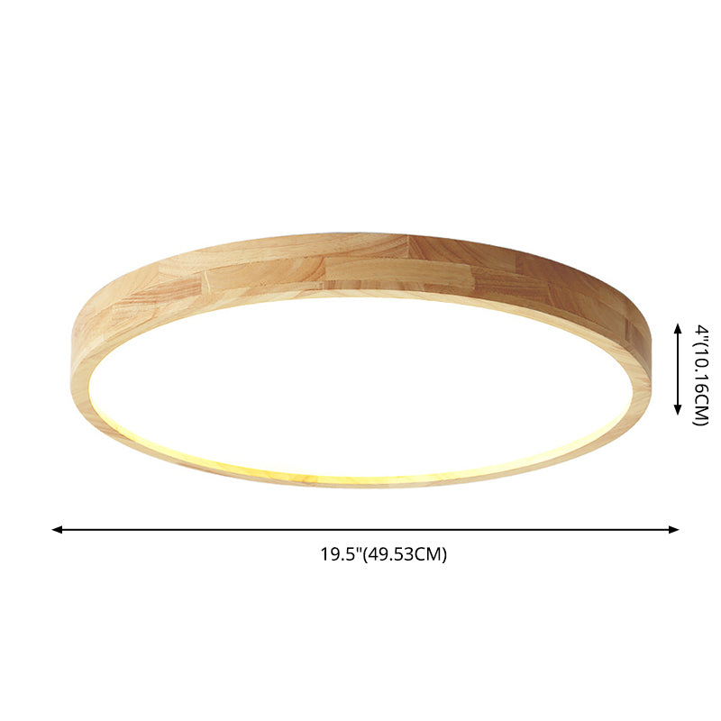 Modern Flush Mount Ceiling Chandelier Wood Flush Mount Lights