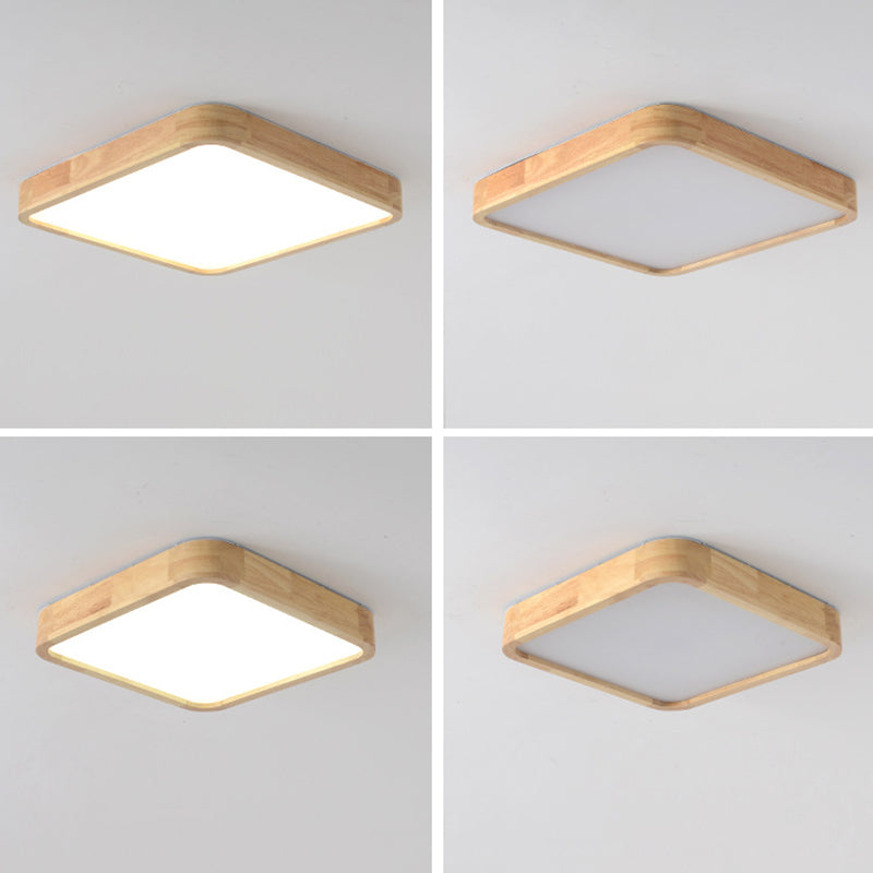 Modern Flush Mount Ceiling Chandelier Wood Flush Mount Lights