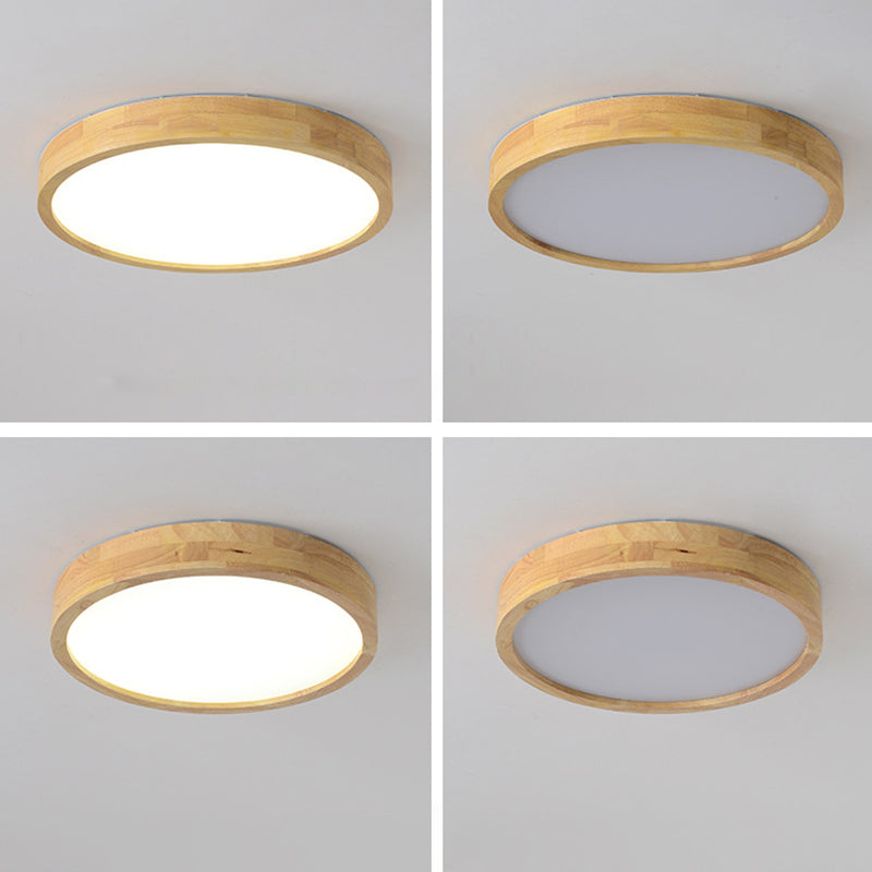 Modern Flush Mount Ceiling Chandelier Wood Flush Mount Lights