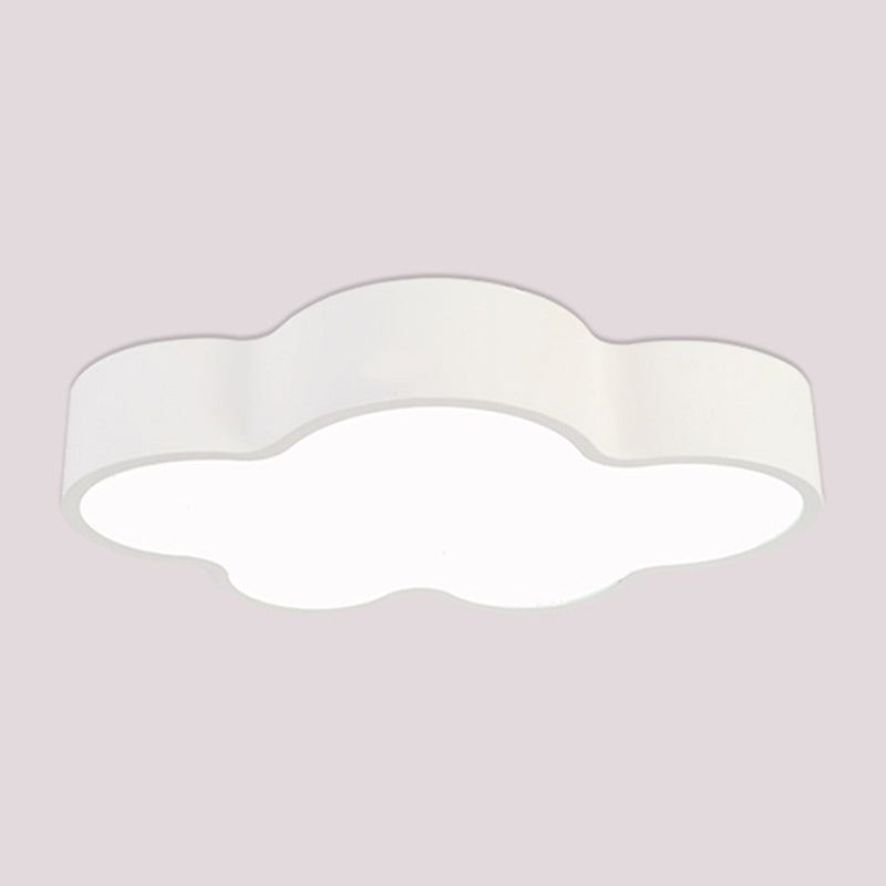 Cloud-shaped Flush Mount Light Fixture Modern Acrylic Flush Light