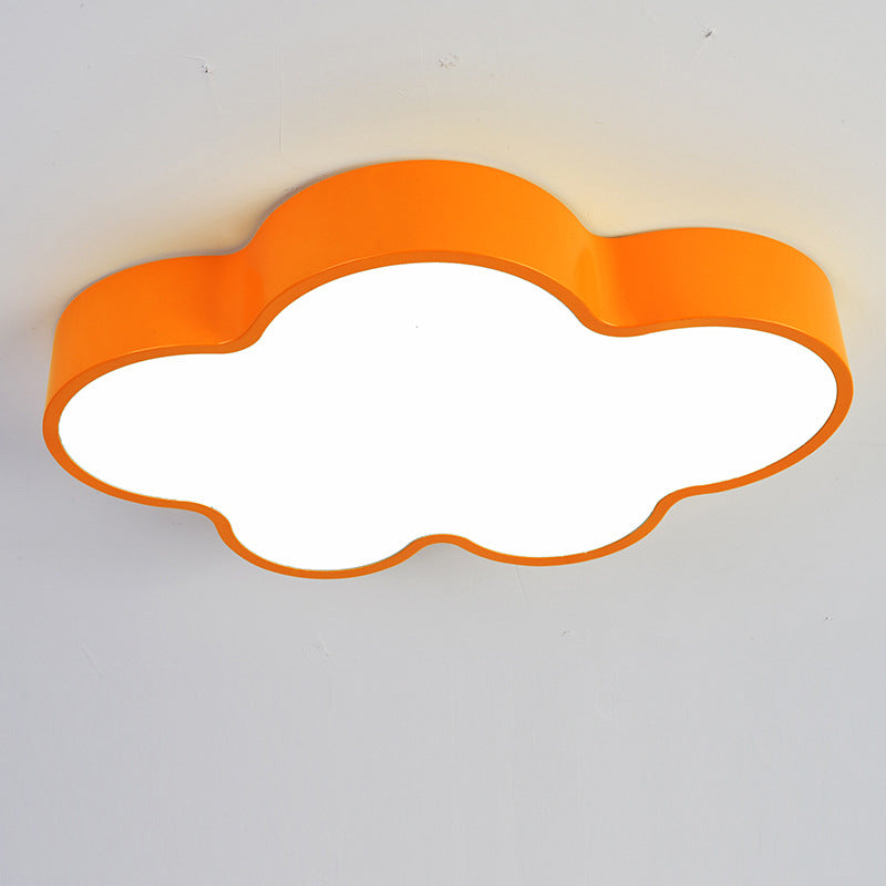 Cloud-shaped Flush Mount Light Fixture Modern Acrylic Flush Light