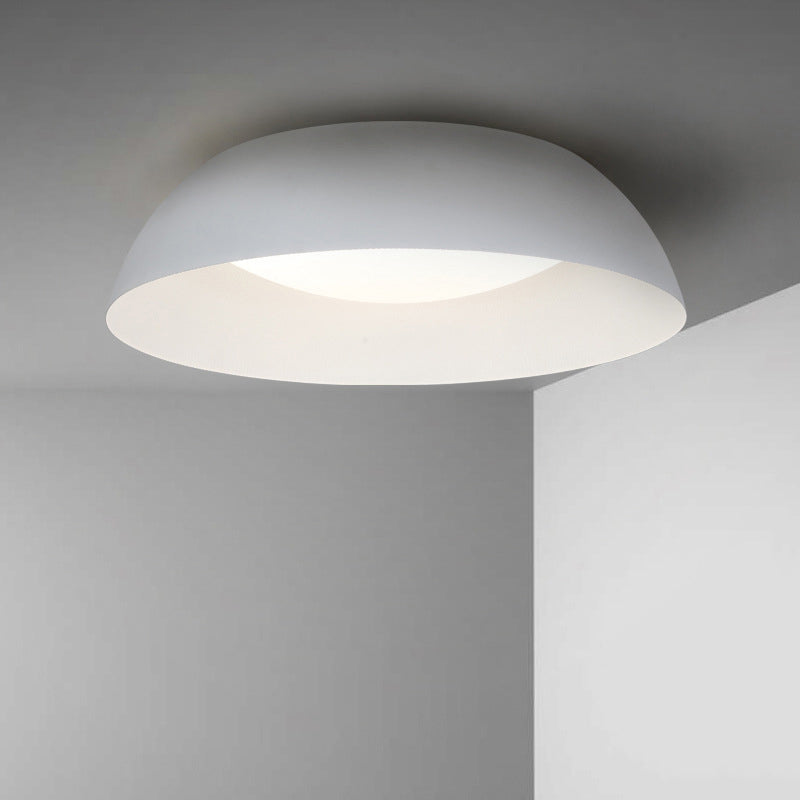 Frosted White Dome Shaped LED Ceiling Light Nordic Style Simplicity Aluminum Lighting Fixture for Bedroom
